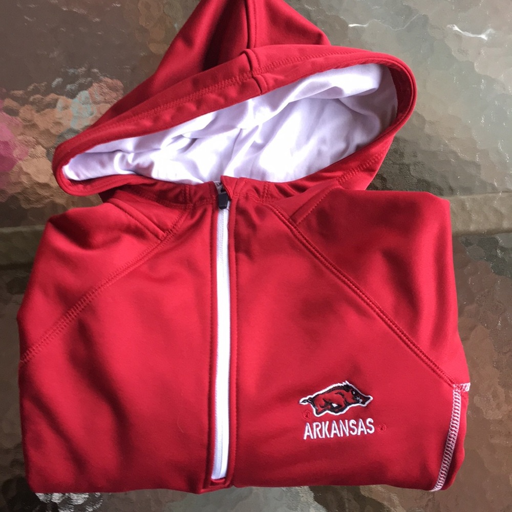 ARKANSAS QUARTER ZIP THERMAL HOODIE